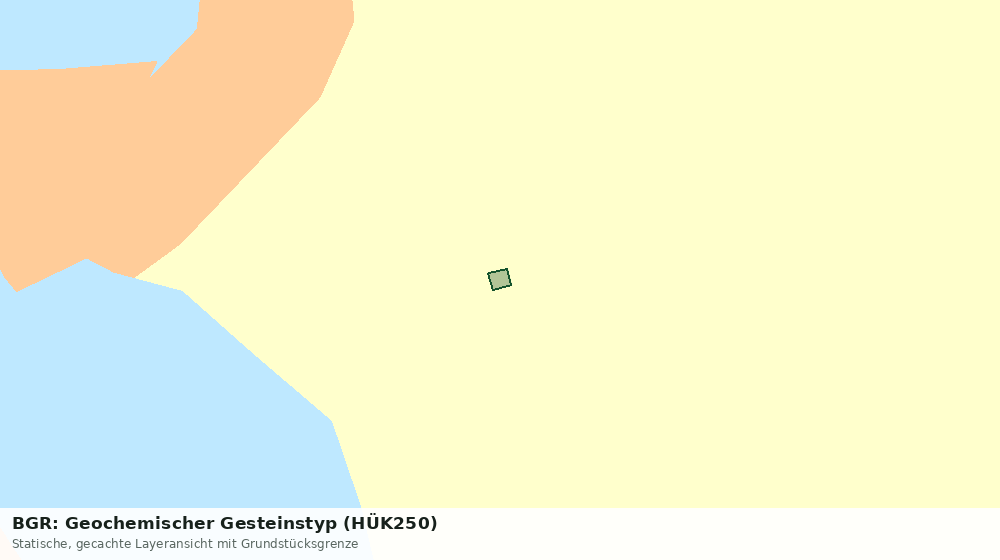 Statische Kartenansicht: BGR: Geochemischer Gesteinstyp (HÜK250)