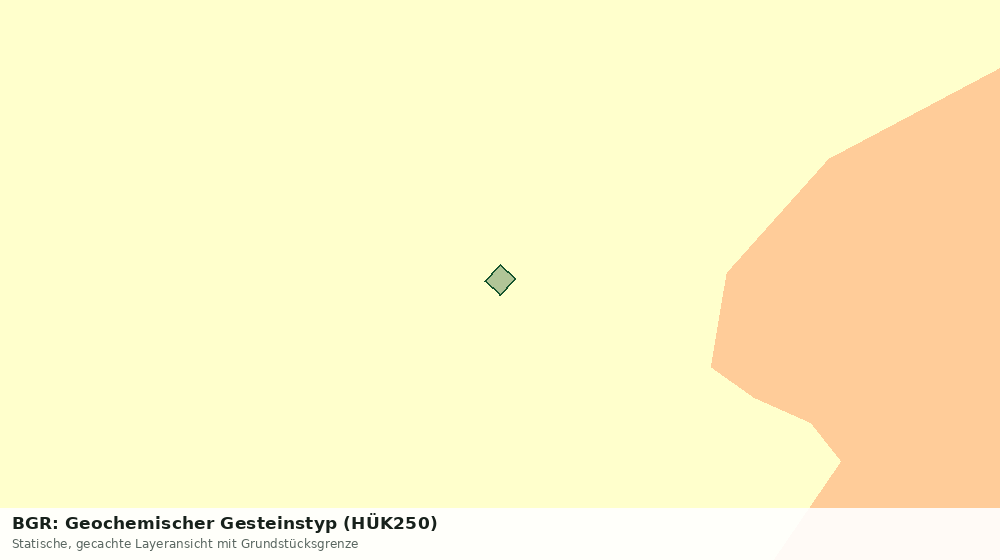 Statische Kartenansicht: BGR: Geochemischer Gesteinstyp (HÜK250)