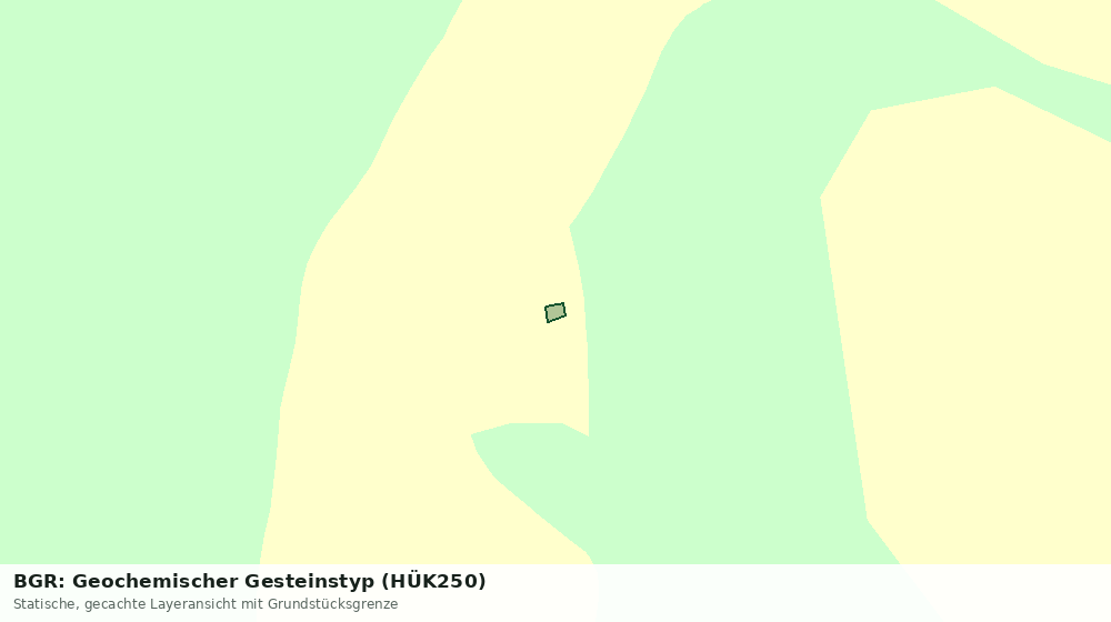 Statische Kartenansicht: BGR: Geochemischer Gesteinstyp (HÜK250)