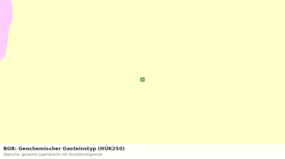 Statische Kartenansicht: BGR: Geochemischer Gesteinstyp (HÜK250)