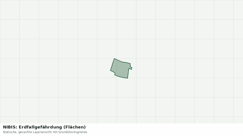Statische Kartenansicht: NIBIS: Erdfallgefährdung (Flächen)
