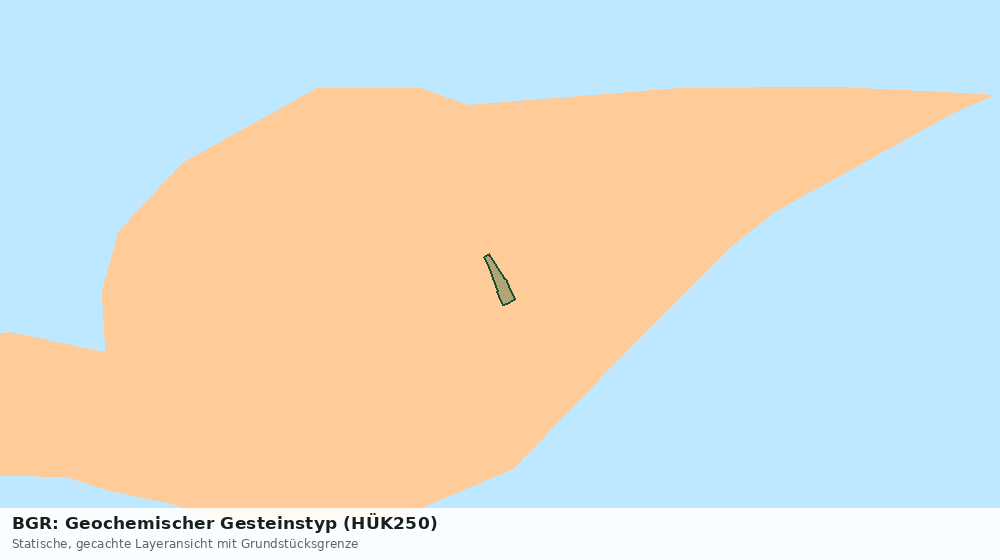 Statische Kartenansicht: BGR: Geochemischer Gesteinstyp (HÜK250)