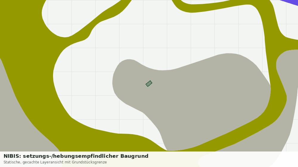 Statische Kartenansicht: NIBIS: setzungs-/hebungsempfindlicher Baugrund