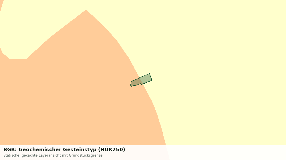 Statische Kartenansicht: BGR: Geochemischer Gesteinstyp (HÜK250)
