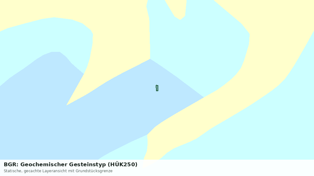 Statische Kartenansicht: BGR: Geochemischer Gesteinstyp (HÜK250)