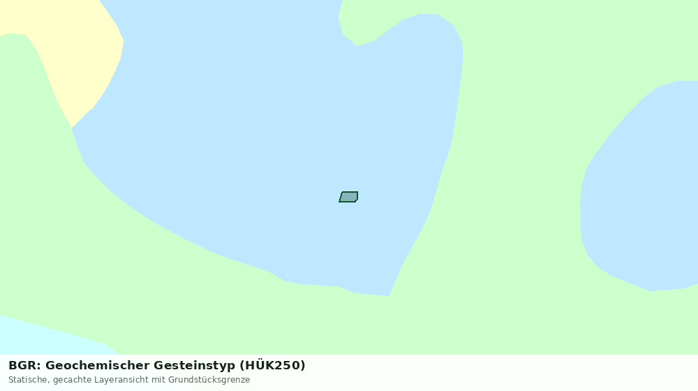 Statische Kartenansicht: BGR: Geochemischer Gesteinstyp (HÜK250)