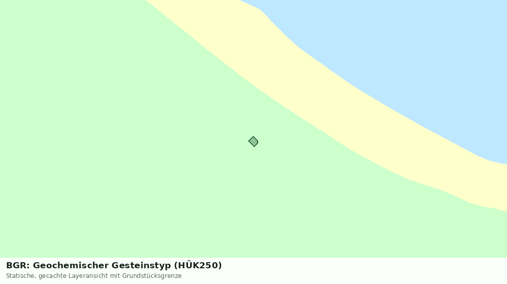 Statische Kartenansicht: BGR: Geochemischer Gesteinstyp (HÜK250)