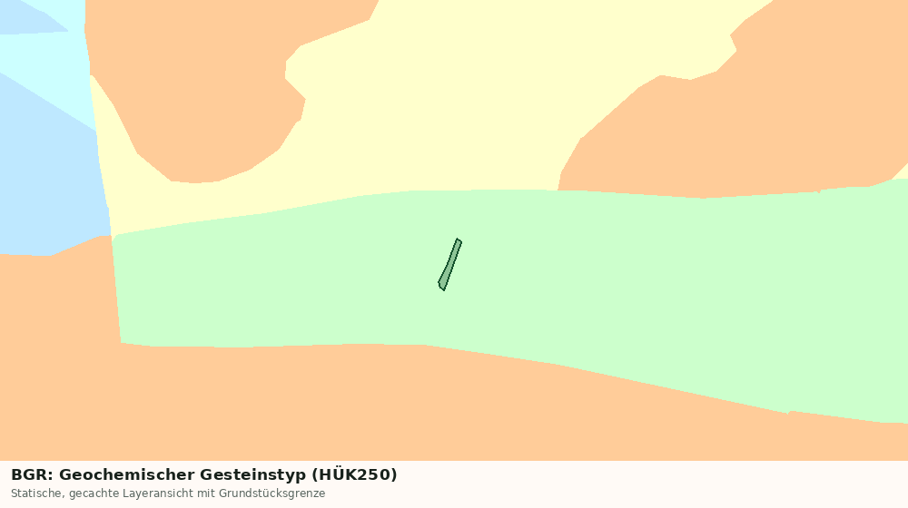 Statische Kartenansicht: BGR: Geochemischer Gesteinstyp (HÜK250)