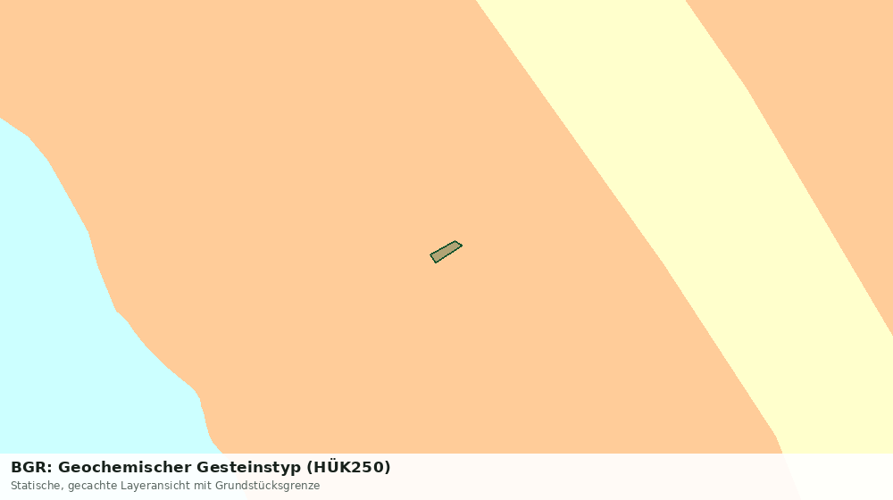 Statische Kartenansicht: BGR: Geochemischer Gesteinstyp (HÜK250)