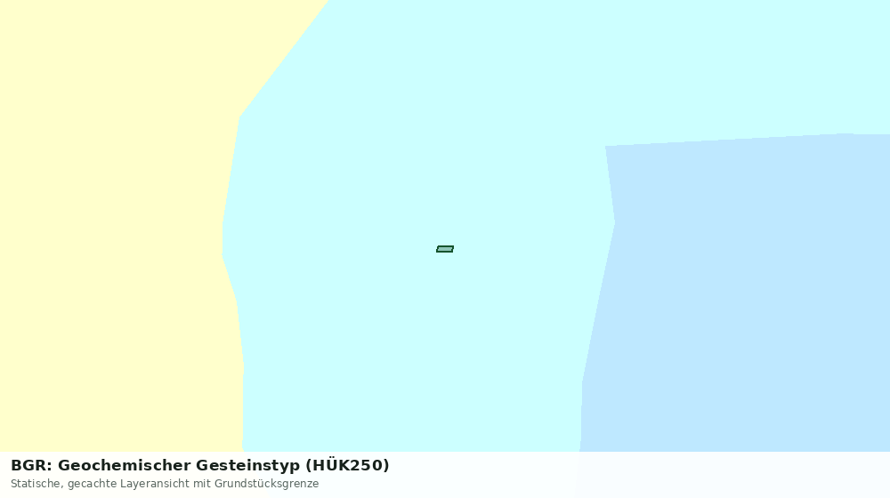 Statische Kartenansicht: BGR: Geochemischer Gesteinstyp (HÜK250)