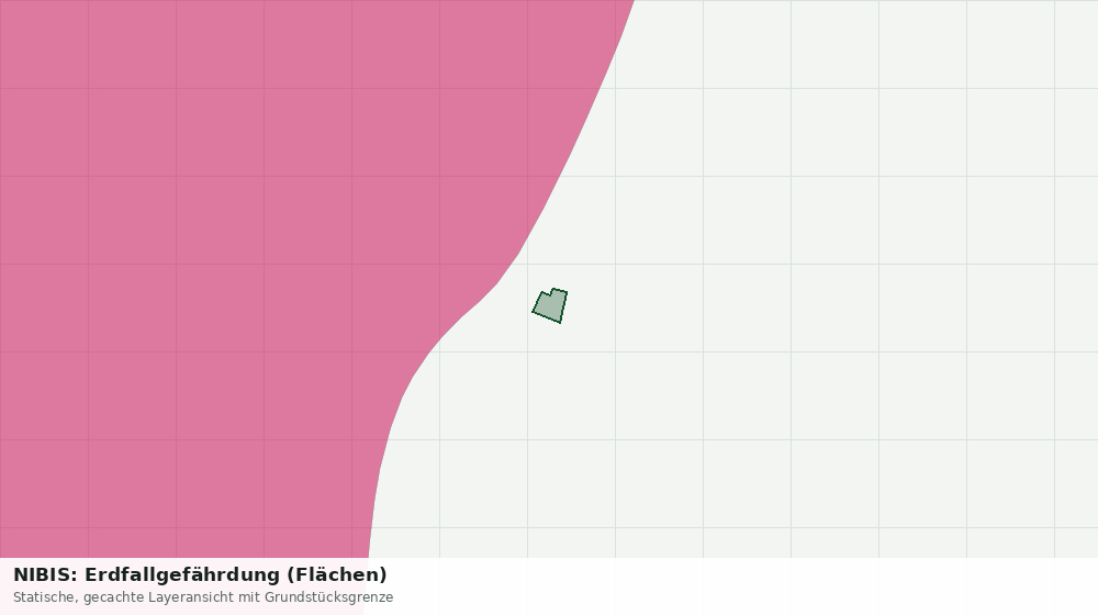 Statische Kartenansicht: NIBIS: Erdfallgefährdung (Flächen)