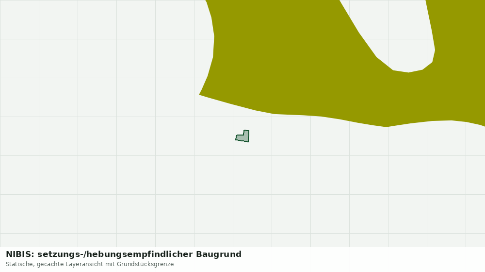 Statische Kartenansicht: NIBIS: setzungs-/hebungsempfindlicher Baugrund