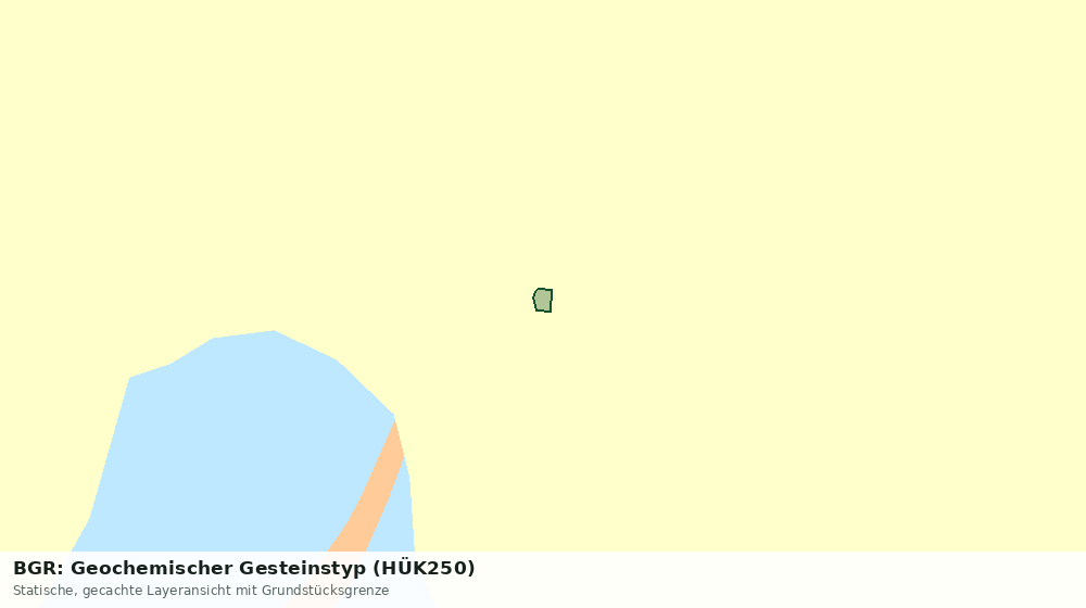 Statische Kartenansicht: BGR: Geochemischer Gesteinstyp (HÜK250)
