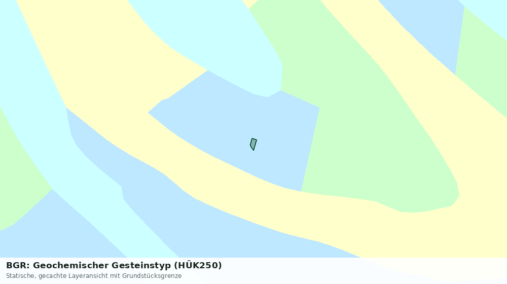 Statische Kartenansicht: BGR: Geochemischer Gesteinstyp (HÜK250)