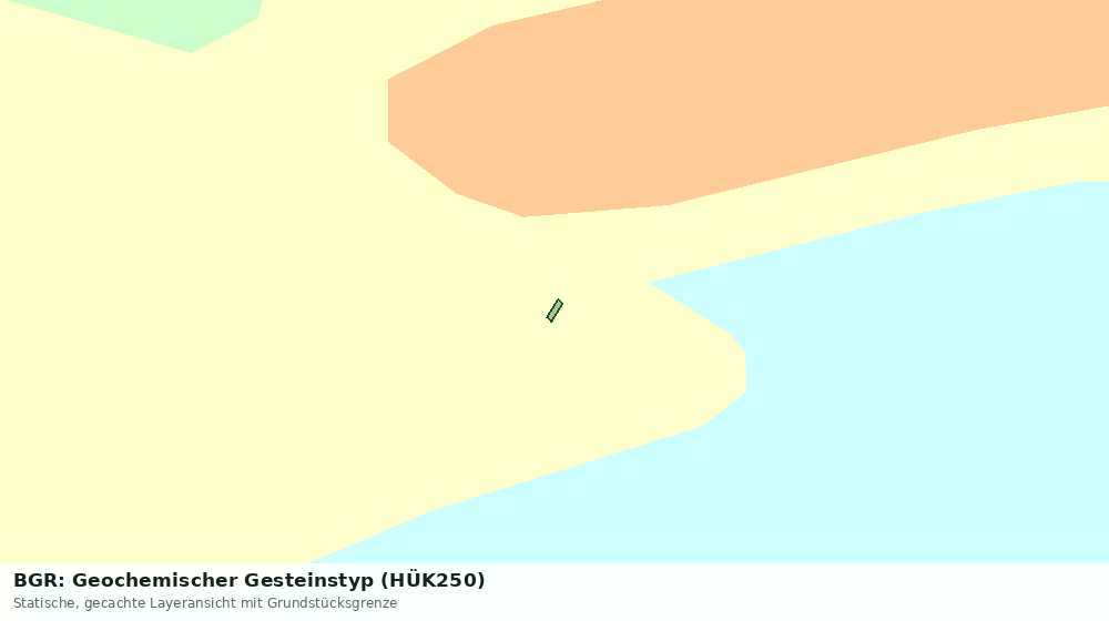 Statische Kartenansicht: BGR: Geochemischer Gesteinstyp (HÜK250)