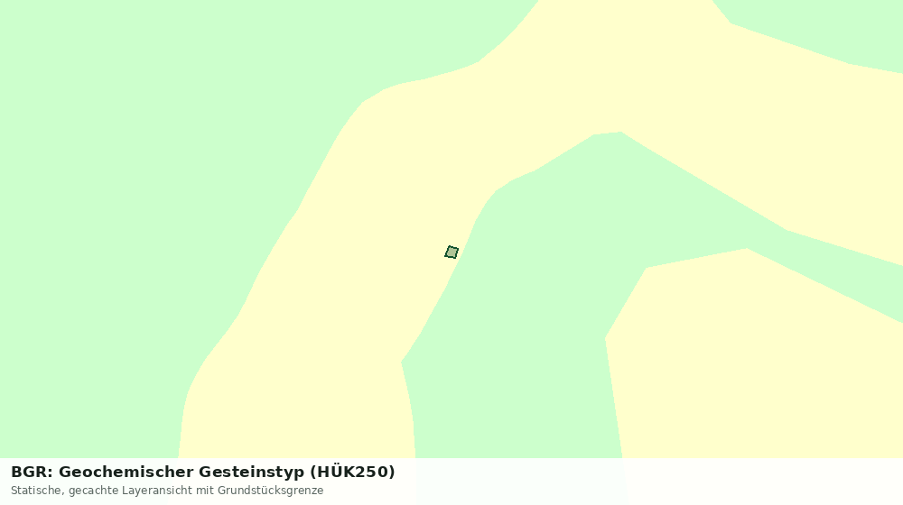 Statische Kartenansicht: BGR: Geochemischer Gesteinstyp (HÜK250)