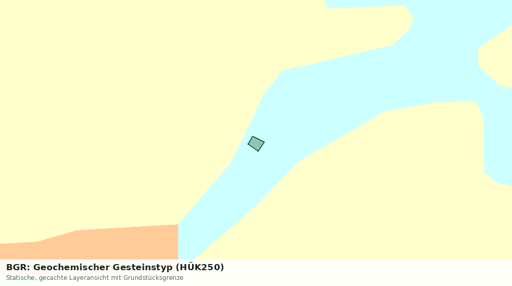 Statische Kartenansicht: BGR: Geochemischer Gesteinstyp (HÜK250)