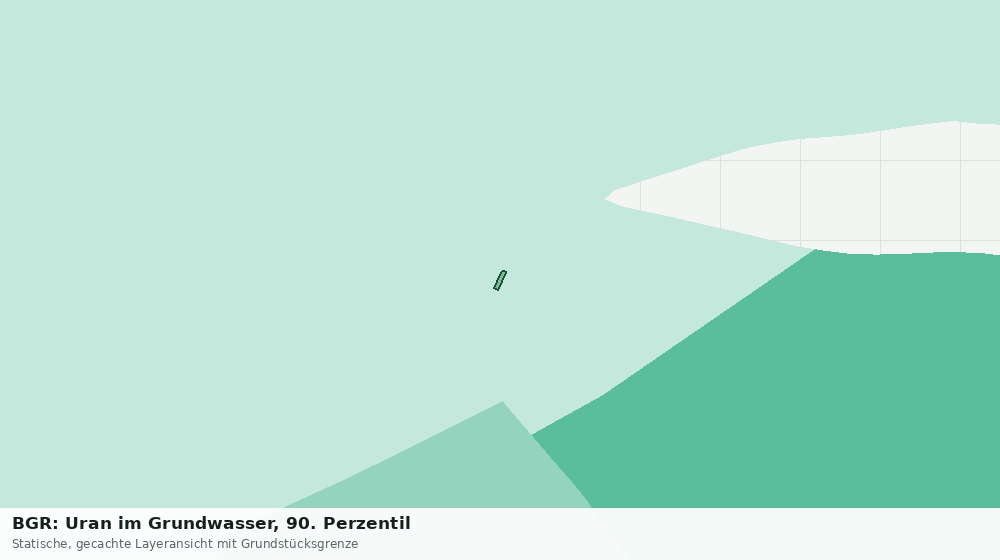 Statische Kartenansicht: BGR: Uran im Grundwasser, 90. Perzentil