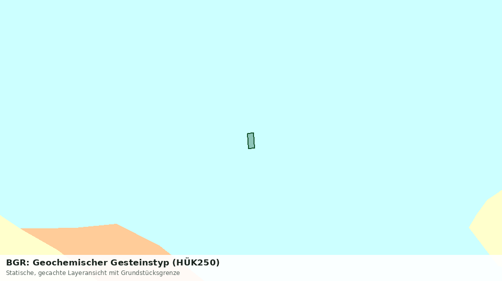 Statische Kartenansicht: BGR: Geochemischer Gesteinstyp (HÜK250)
