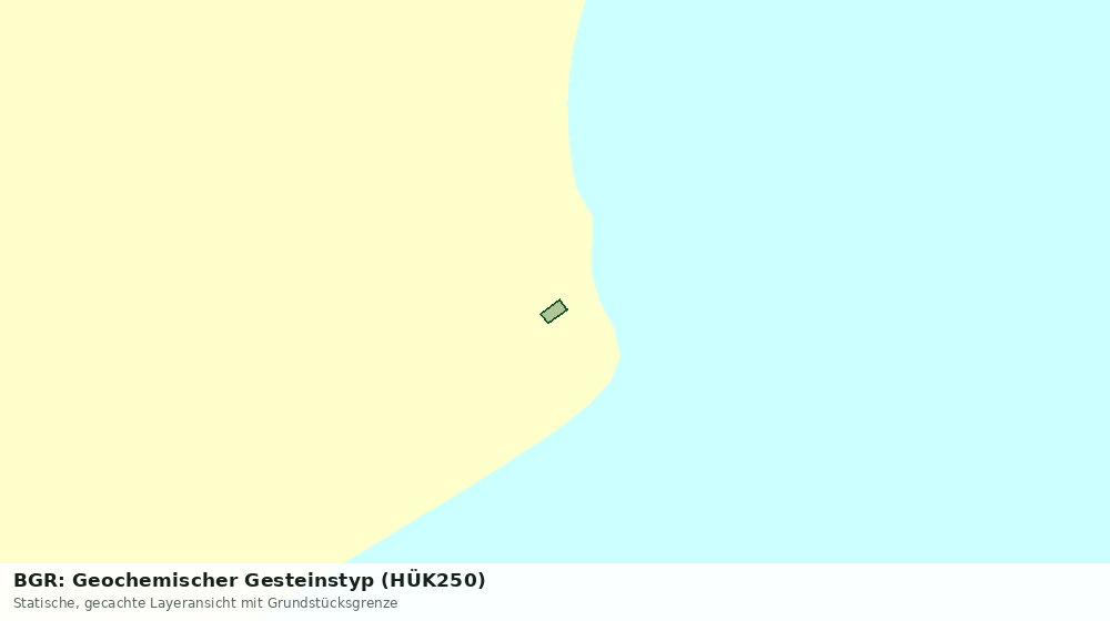 Statische Kartenansicht: BGR: Geochemischer Gesteinstyp (HÜK250)