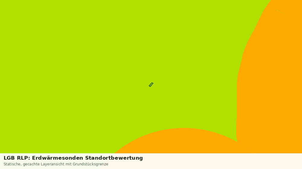 Statische Kartenansicht: LGB RLP: Erdwärmesonden Standortbewertung