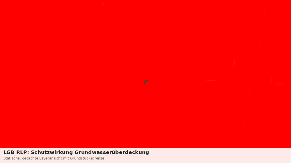 Statische Kartenansicht: LGB RLP: Schutzwirkung Grundwasserüberdeckung