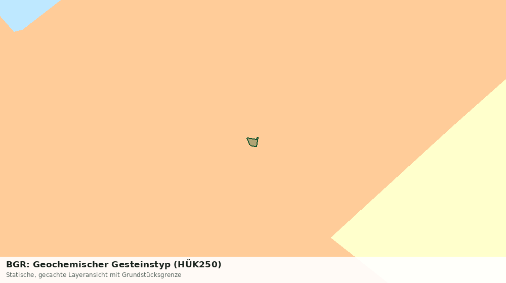 Statische Kartenansicht: BGR: Geochemischer Gesteinstyp (HÜK250)