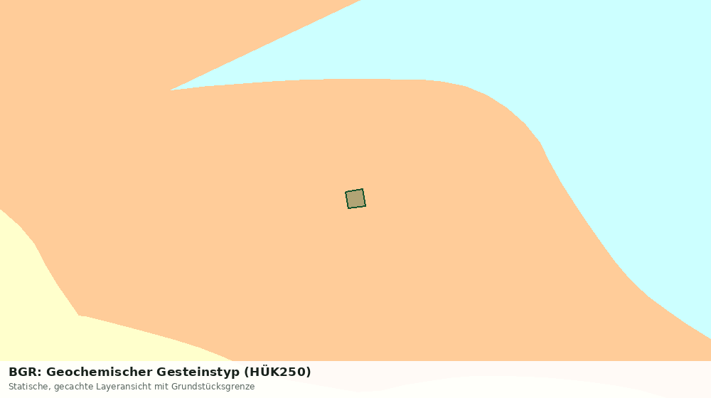 Statische Kartenansicht: BGR: Geochemischer Gesteinstyp (HÜK250)