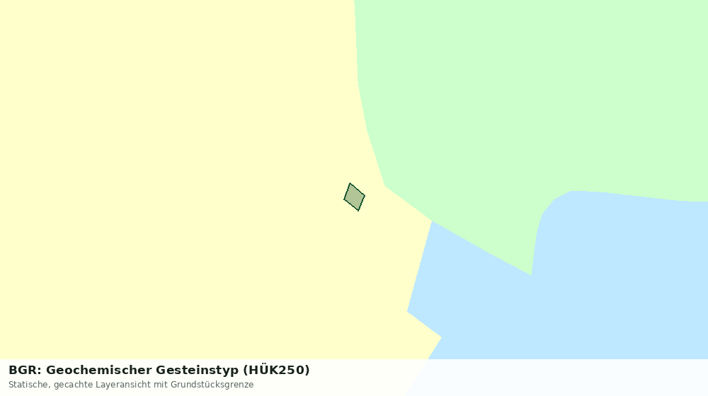 Statische Kartenansicht: BGR: Geochemischer Gesteinstyp (HÜK250)