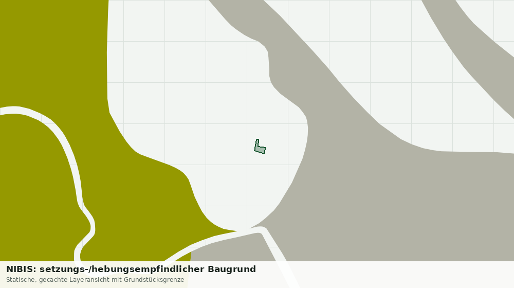 Statische Kartenansicht: NIBIS: setzungs-/hebungsempfindlicher Baugrund