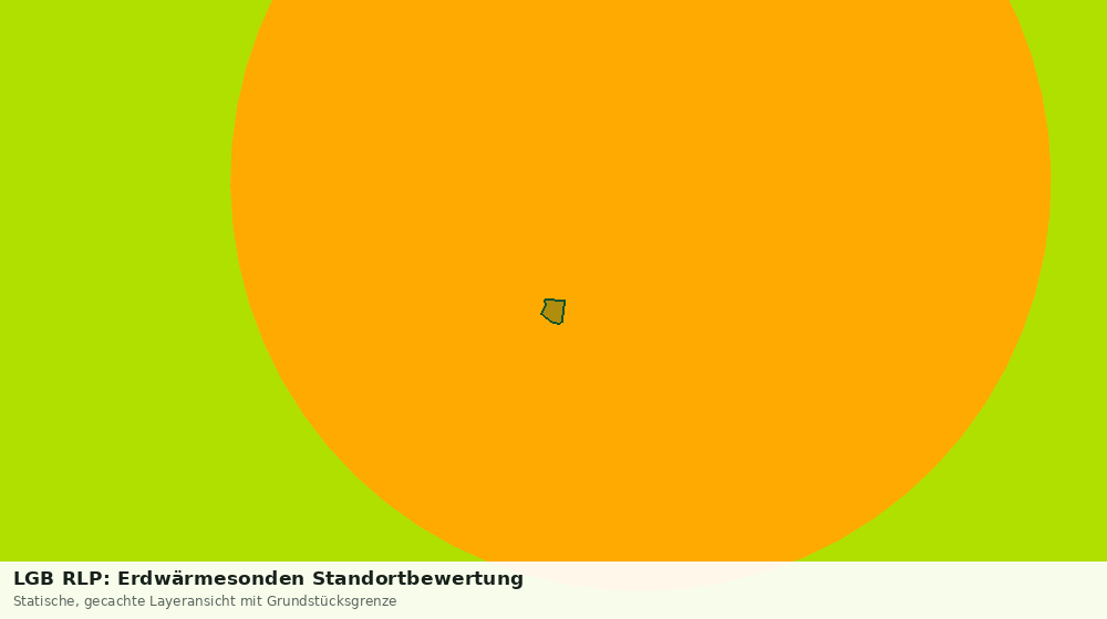 Statische Kartenansicht: LGB RLP: Erdwärmesonden Standortbewertung