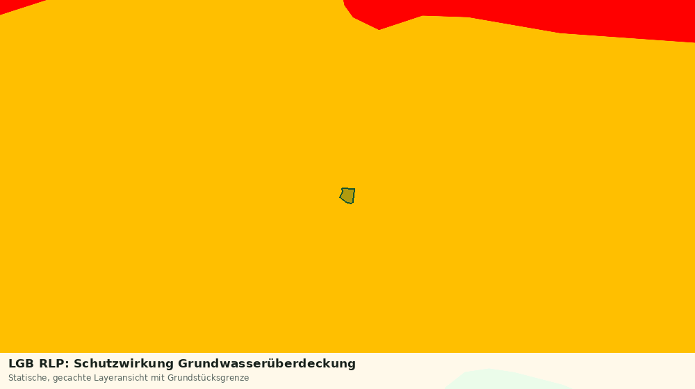Statische Kartenansicht: LGB RLP: Schutzwirkung Grundwasserüberdeckung