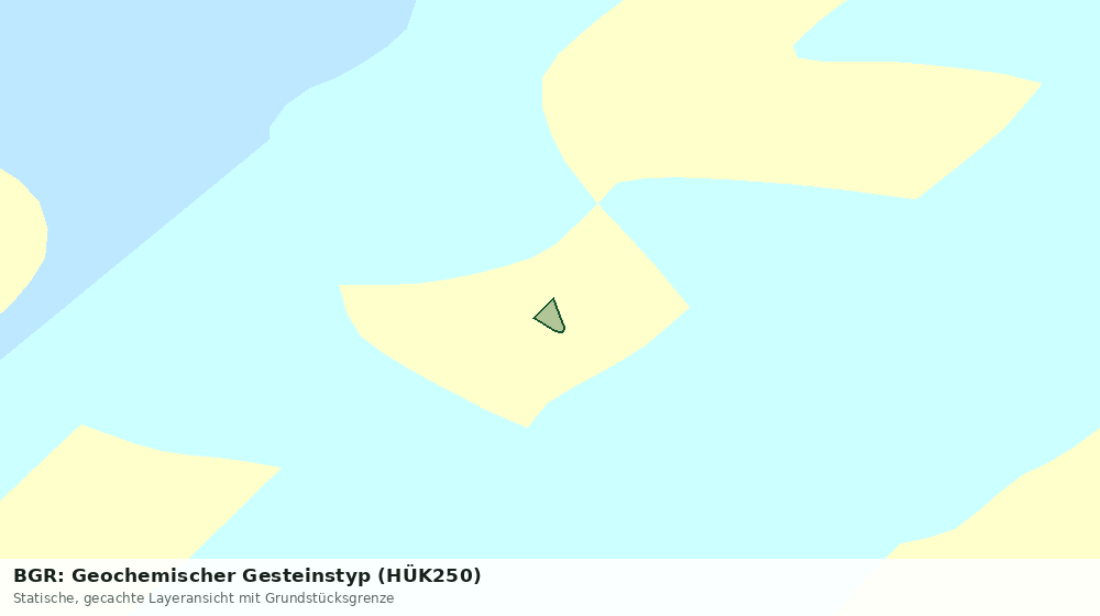 Statische Kartenansicht: BGR: Geochemischer Gesteinstyp (HÜK250)