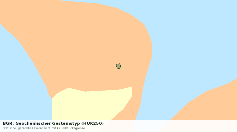 Statische Kartenansicht: BGR: Geochemischer Gesteinstyp (HÜK250)
