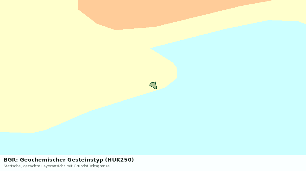 Statische Kartenansicht: BGR: Geochemischer Gesteinstyp (HÜK250)