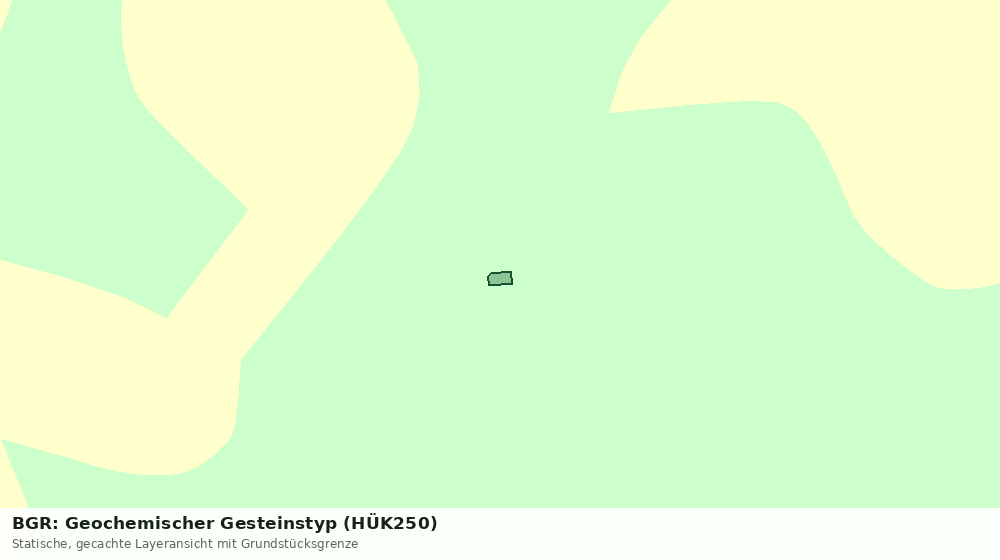 Statische Kartenansicht: BGR: Geochemischer Gesteinstyp (HÜK250)