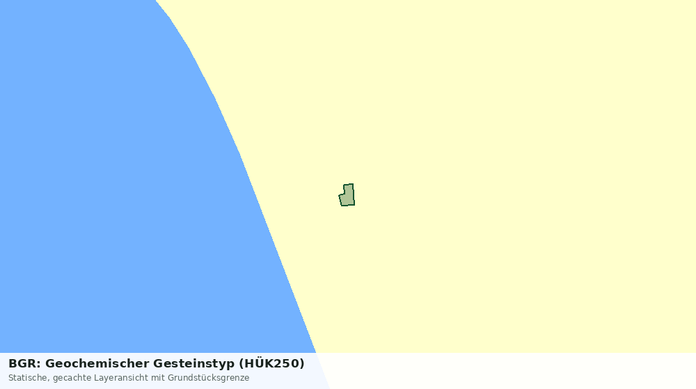 Statische Kartenansicht: BGR: Geochemischer Gesteinstyp (HÜK250)