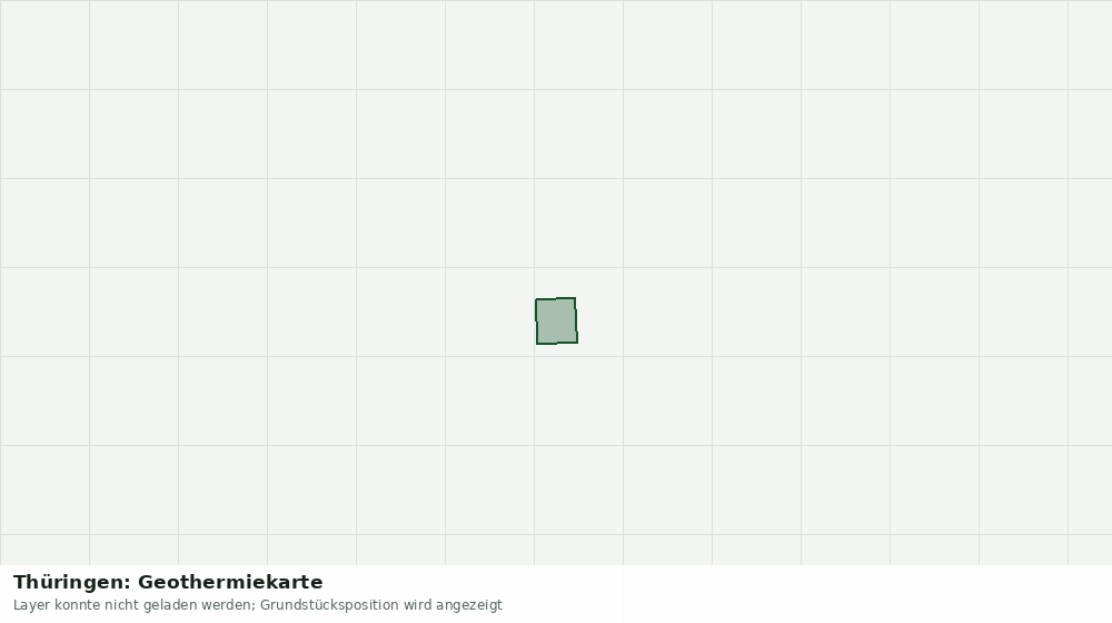Statische Kartenansicht: Thüringen: Geothermiekarte