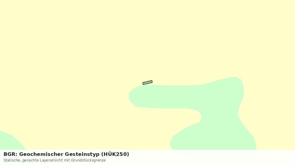 Statische Kartenansicht: BGR: Geochemischer Gesteinstyp (HÜK250)