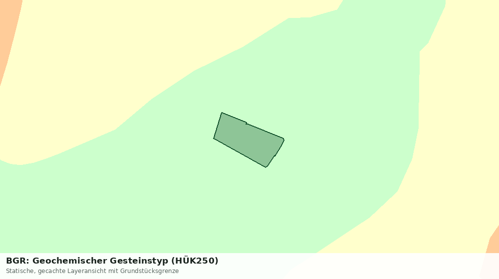 Statische Kartenansicht: BGR: Geochemischer Gesteinstyp (HÜK250)