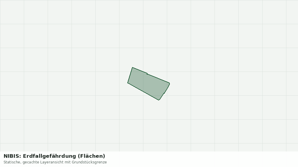 Statische Kartenansicht: NIBIS: Erdfallgefährdung (Flächen)