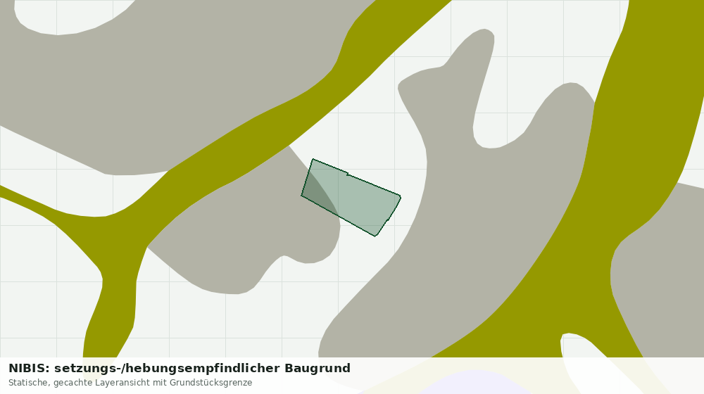 Statische Kartenansicht: NIBIS: setzungs-/hebungsempfindlicher Baugrund