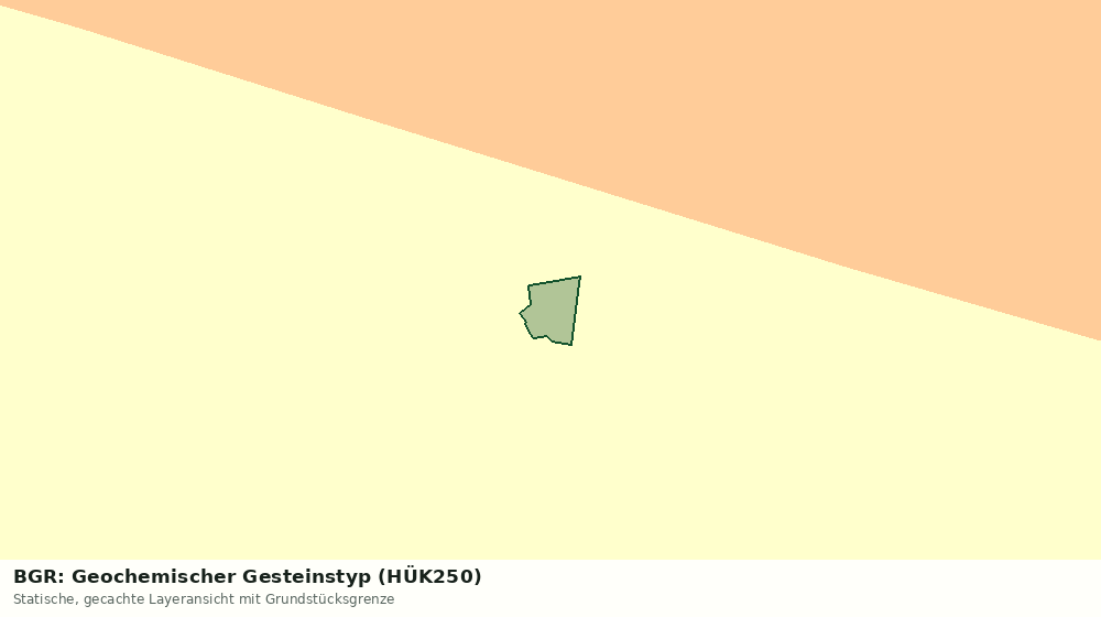 Statische Kartenansicht: BGR: Geochemischer Gesteinstyp (HÜK250)