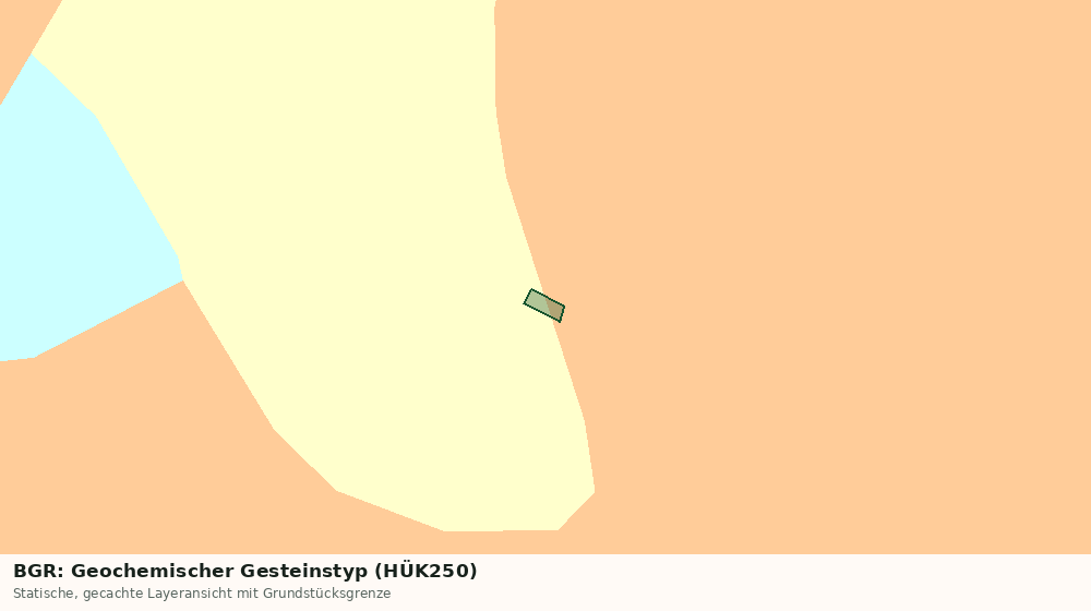 Statische Kartenansicht: BGR: Geochemischer Gesteinstyp (HÜK250)