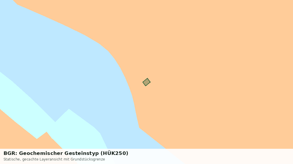 Statische Kartenansicht: BGR: Geochemischer Gesteinstyp (HÜK250)