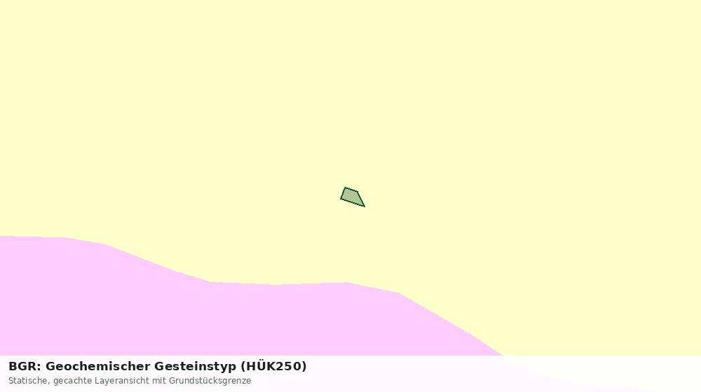 Statische Kartenansicht: BGR: Geochemischer Gesteinstyp (HÜK250)