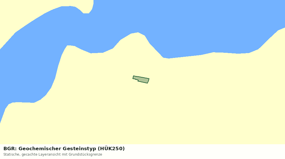 Statische Kartenansicht: BGR: Geochemischer Gesteinstyp (HÜK250)