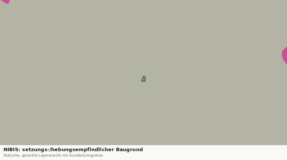 Statische Kartenansicht: NIBIS: setzungs-/hebungsempfindlicher Baugrund
