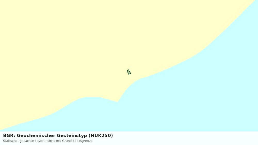 Statische Kartenansicht: BGR: Geochemischer Gesteinstyp (HÜK250)