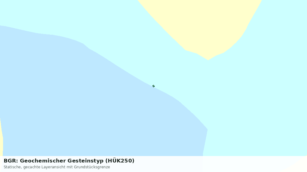 Statische Kartenansicht: BGR: Geochemischer Gesteinstyp (HÜK250)